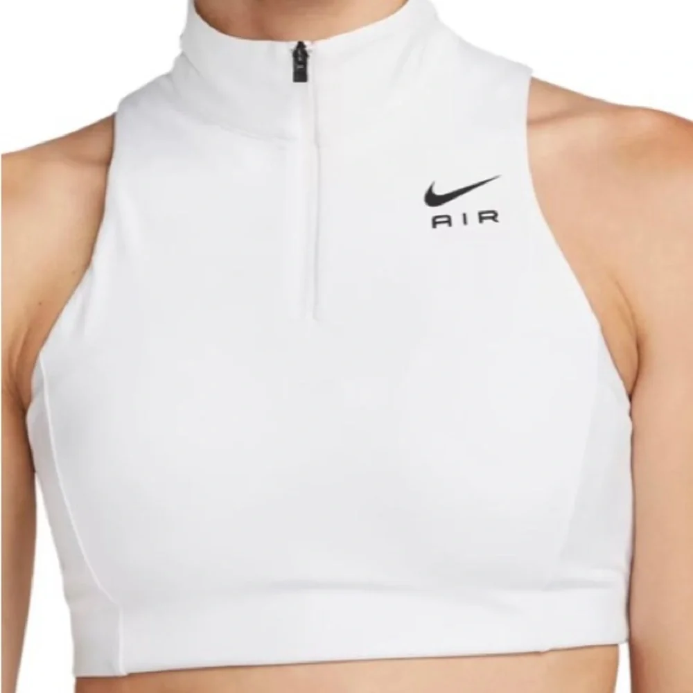 Nike *New With Tags* Air Women's Dri-FIT 1/2 Zip Sports Bra - Picture 1 of 8